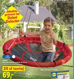 Lidl Huśtawka bocianie gniazdo Ø 110cm oferta