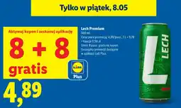 Lidl Piwo 8+8 GRATUS oferta