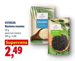 Lidl Nasiona sezamu jasne Vitasia Japanese Style oferta