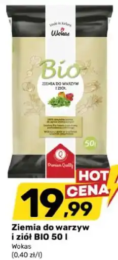 Bricomarche Ziemia do warzyw i ziół BIO 50 l Wokas oferta