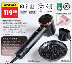 Biedronka Suszarka do włosów z silnikiem bezszczotkowym Hoffen oferta