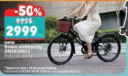 Biedronka BIKFUN Rower elektryczny AMAK00052 biały lub czarny oferta