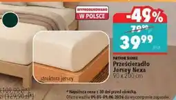 Biedronka PATION HOME Prześcieradło Jersey Nexa 90 x 200 cm oferta