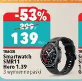 Biedronka TRACER Smartwatch SMR11 Hero 1.39 3 wymienne paski oferta