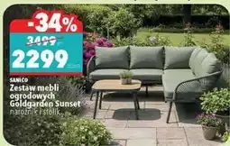 Biedronka Zestaw mebli ogrodowych Goldgarden Sunset oferta