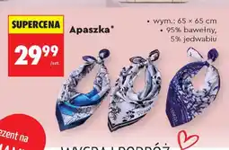 Biedronka Apaszka Venezia 65x65cm 95% bawełny 5% jedwabiu oferta