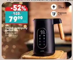 Biedronka Czajnik elektryczny LAFE KettleX Pro z regulacją temperatury Moc 2200W Pojemność oferta