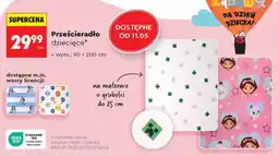 Biedronka Prześcieradło dziecięce 90x200cm oferta
