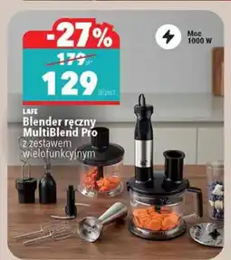 Biedronka Blender ręczny LAFE MultiBlend Pro z zestawem wielofunkcyjnym Moc 1000W oferta