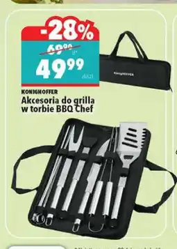 Biedronka Akcesoria do grilla w torbie BBQ Chef KONIGHOFFER oferta