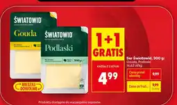 Biedronka Ser Światowid Gouda w plastrach oferta