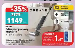 Biedronka Odkurzacz pionowy mopujący DREAME H14 Pro 18 kPa oferta