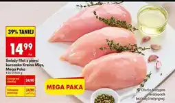 Biedronka Świeży filet z piersi kurczaka Kraina Mięs, Mega Paka oferta