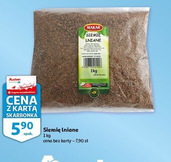 Auchan Siemię lniane 1kg oferta