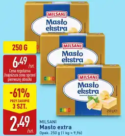 ALDI Masło ekstra MILSANI oferta