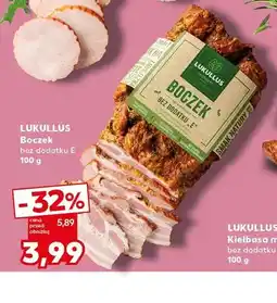 Kaufland Boczek LUKULLUS bez dodatku E oferta