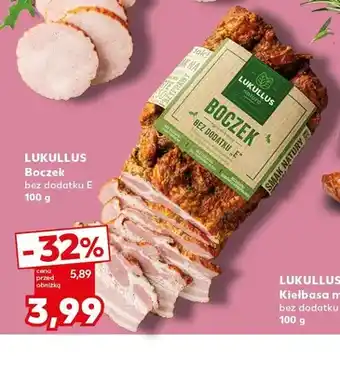Kaufland Boczek LUKULLUS bez dodatku E oferta