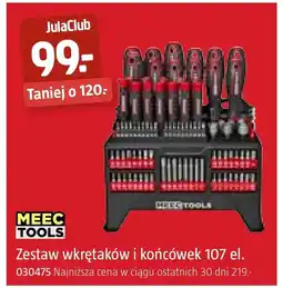 Jula Zestaw wkrętaków Meec Tools oferta