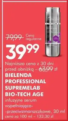 SuperPharm Infuzyjne serum wypełniająco-przeciwzmarszczkowe Bielenda Professional Supremelab Bio-Tech Age oferta