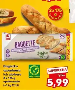 Kaufland Bagietka ziołowa K-Classic 2-pak oferta