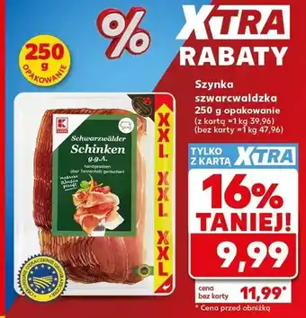 Kaufland Szynka szwarcwaldzka K-Classic oferta