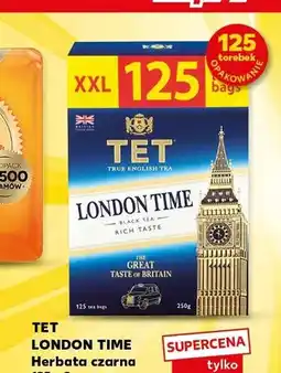 Kaufland Herbata czarna London Time TET 125-pak oferta