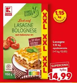 Kaufland Lasagne K-Classic oferta
