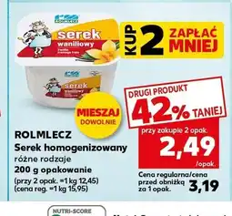 Kaufland Serek homogenizowany ROLMLECZ oferta