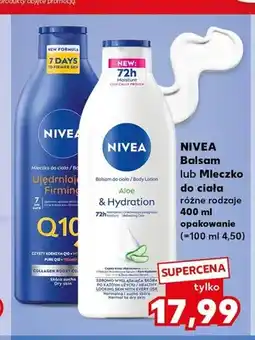 Kaufland Mleczko do ciała ujędrniające NIVEA Q10 oferta