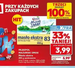 Kaufland Masło ekstra MLEKPOL MAZURSKI SMAK oferta