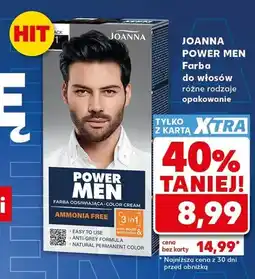 Kaufland Farba do włosów JOANNA POWER MEN oferta