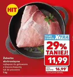 Kaufland Żeberka ekstramięsne najlepsze do gotowania z kiszoną kapustą lub do pieczenia oferta