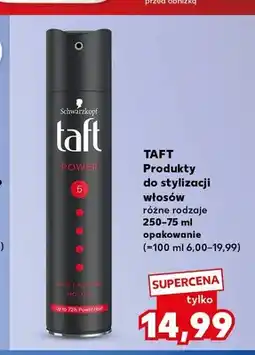 Kaufland Lakier do włosów TAFT Power 5 oferta