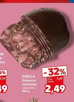 Kaufland Salceson ozorkowy luksusowy Gzella oferta