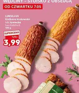 Kaufland Kiełbasa krakowska LUKULLUS bez dodatku E oferta