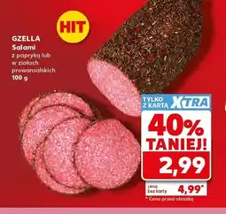 Kaufland Salami z papryką Gzella oferta