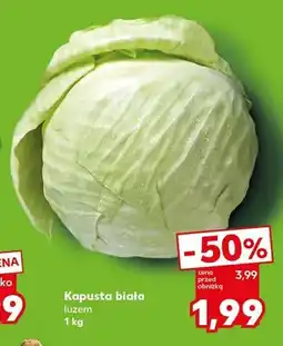 Kaufland Kapusta biała luzem oferta