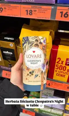 Biedronka Herbata liściasta Lovaré Cleopatra's Night oferta