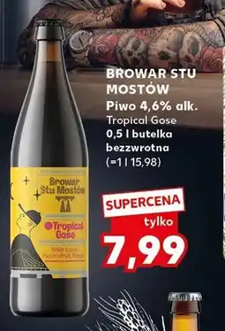 Kaufland Piwo Browar Stu Mostów Tropical Gose 4,6% alk oferta