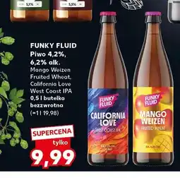 Kaufland Piwo Funky Fluid California Love West Coast IPA 6,2% alk oferta