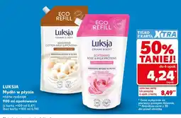 Kaufland Kremowe mydło w płynie Luksja Creamy & Soft łagodzące mleczko bawełniane i prowitamina B5 oferta