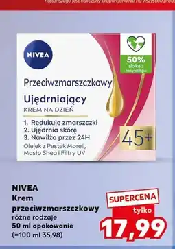 Kaufland Krem przeciwzmarszczkowy ujędrniający na dzień NIVEA 45+ oferta