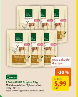 Maxi Zoo Mokra karma dla kota Real Nature oferta