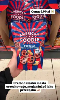 Biedronka Precle o smaku masła orzechowego American Foodie oferta