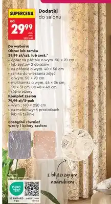 Biedronka Komplet zasłon SMUKEE 2-pak wym. 140x250cm oferta