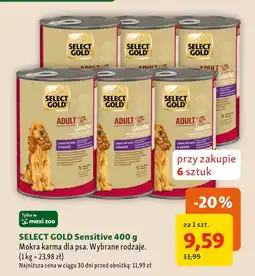 Maxi Zoo Karma dla psa Select Gold oferta