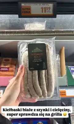 Biedronka Kiełbaski białe z szynki i cielęciny oferta