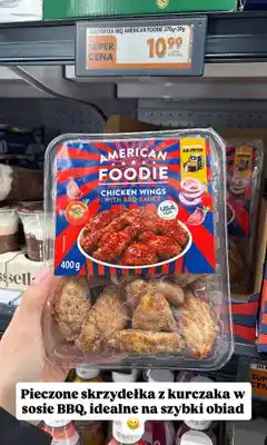 Biedronka Skrzydełka z kurczaka BBQ American Foodie oferta