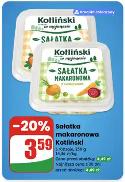 Dino Sałatka makaronowa Kotliński oferta