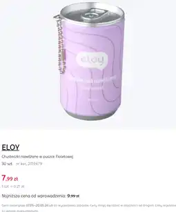 Rossmann Chusteczki nawilżane w puszce Fioletowej Eloy oferta